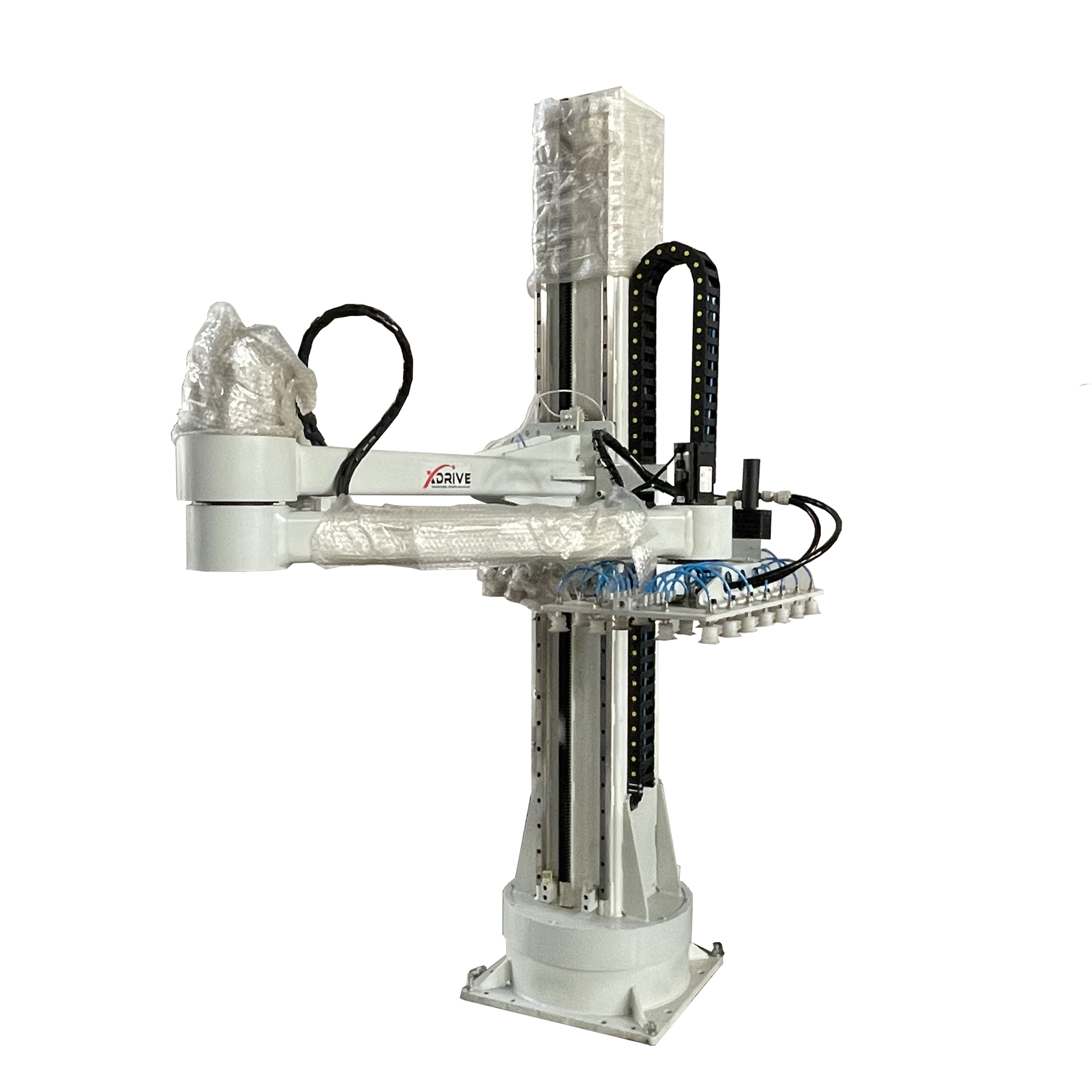 立柱碼垛機(jī)如何配合自動(dòng)輸送線使用？